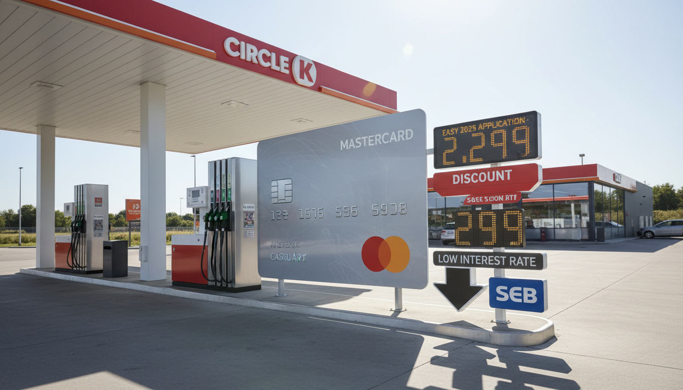 Circle K Mastercard Seb – Rabatter, ränta och ansökan 2025