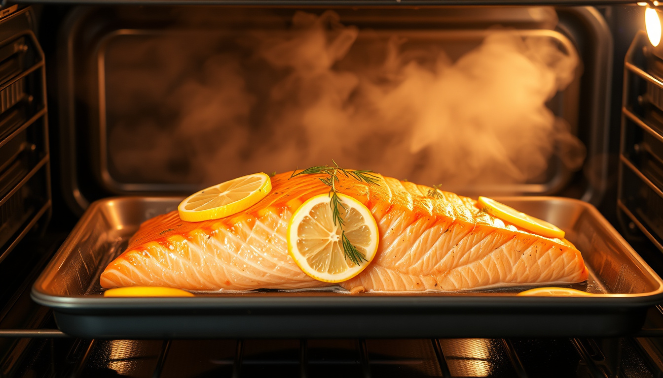 Hel lax i ugn – tid, temperatur och recept för saftig lax